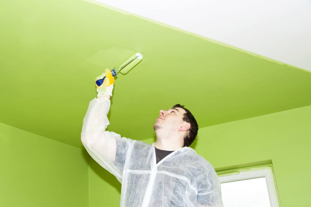 Краска для потолка: какую выбрать, какой покрасить, акриловая и водоэмульсионная, рейтинг лучших, отзывы