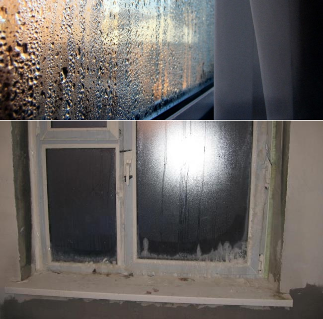 Почему потеют пластиковые окна изнутри в квартире или в доме?
