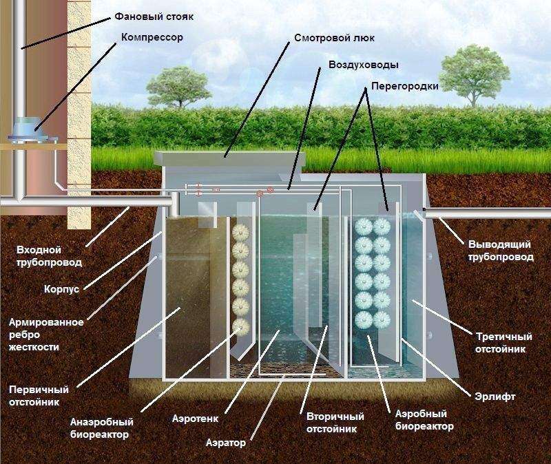 Септик для частного дома фото и принцип работы