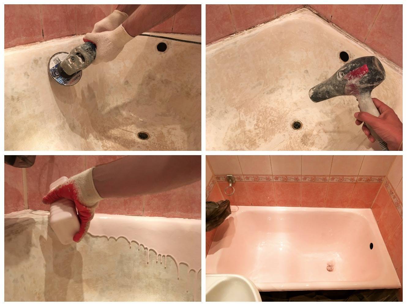Как отреставрировать старую чугунную ванну - 3 лучших способа и пошаговая инструкция,как обновить,восстановить в домашних условиях,восстановление своими руками,как реставрировать чугунную ванну в дома