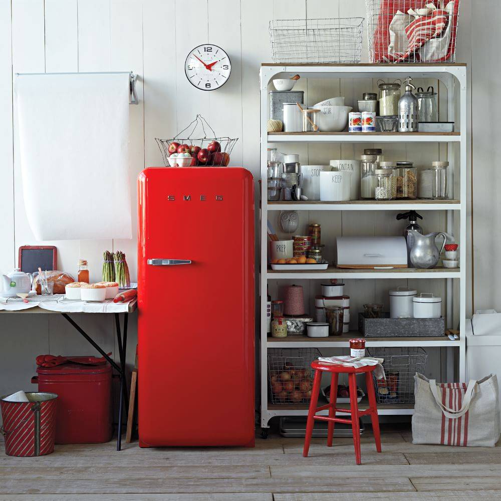 Холодильники в ретро-стиле для современного интерьера | дом мечты