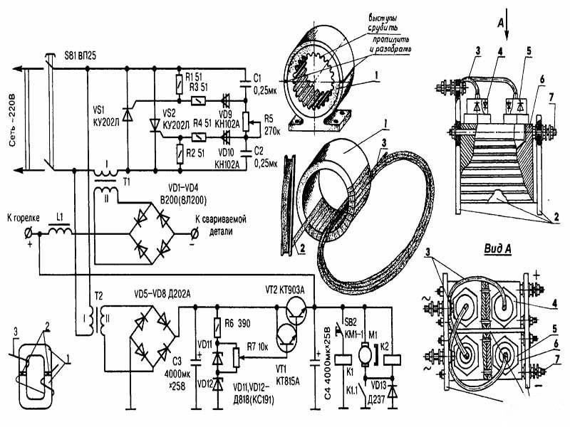 Электроника своими руками инструкции и схемы. Сварочный полуавтомат а825м схема. Схема полуавтоматического сварочного аппарата. Схема подающего устройства сварочного полуавтомата. Схема сварочного полуавтомата трансформаторного самодельного.