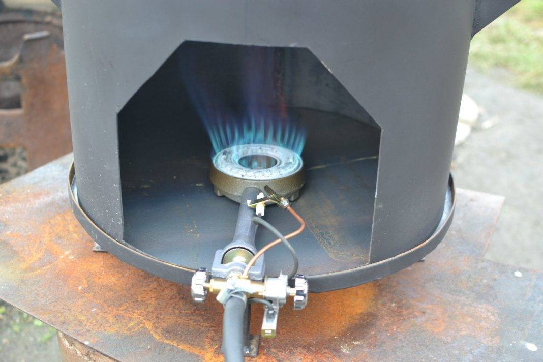 Газовая печь своими руками - конструкция, изготовление и монтаж