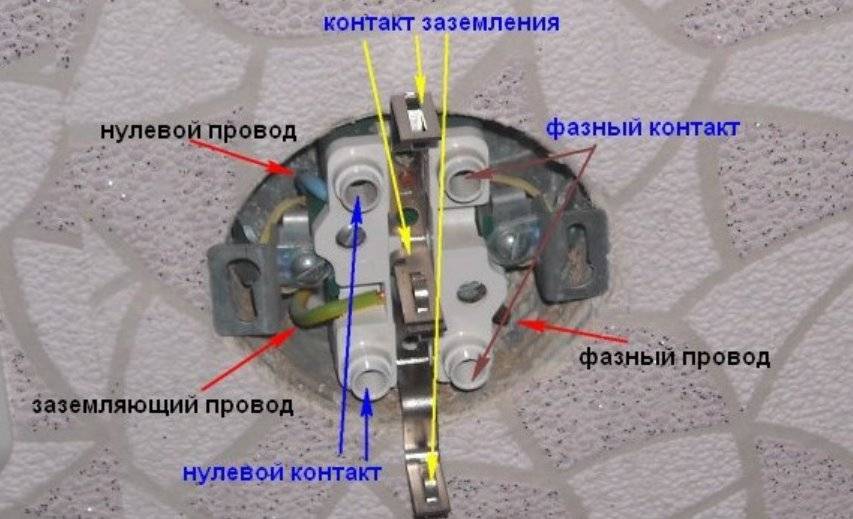 Как подключить розетку с заземлением?