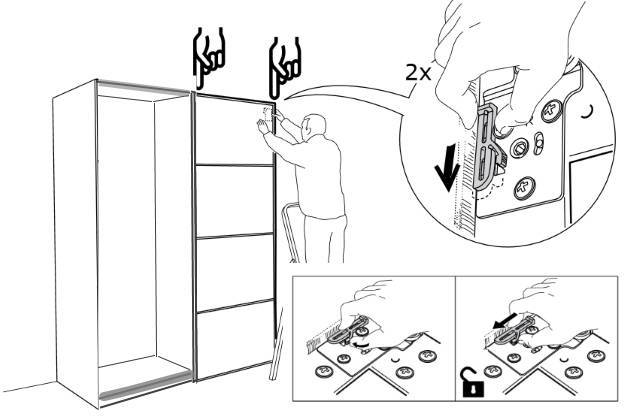 Как самостоятельно снять дверь шкафа купе: инструкция мастера. как снять двери со шкафа купе на разных конструкциях?