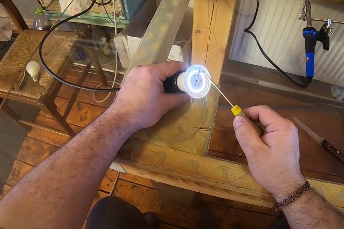 Как выполнить ремонт светодиодных светильников своими руками