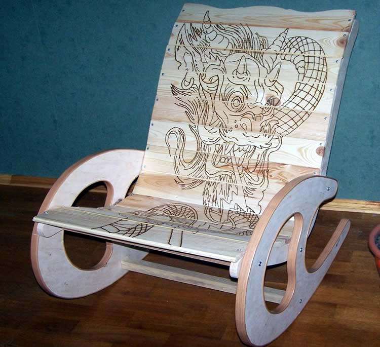 Кресло-качалка своими руками из дерева: чертежи с размерами, фото