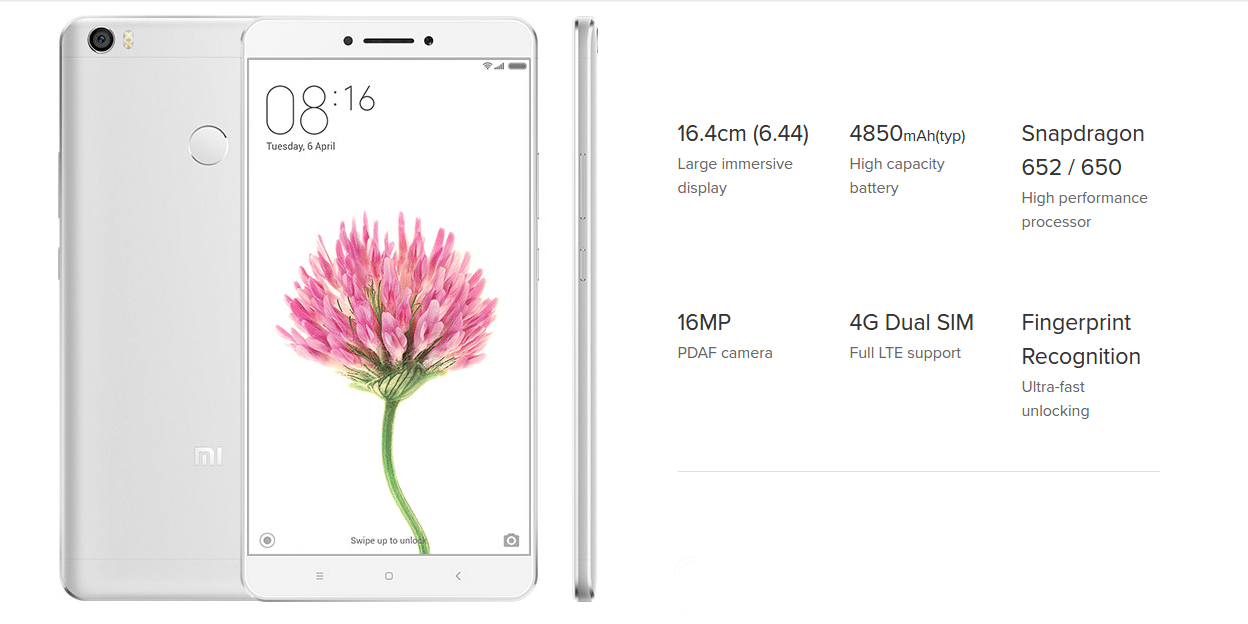Xiaomi mi max: технические характеристики и другие подробности