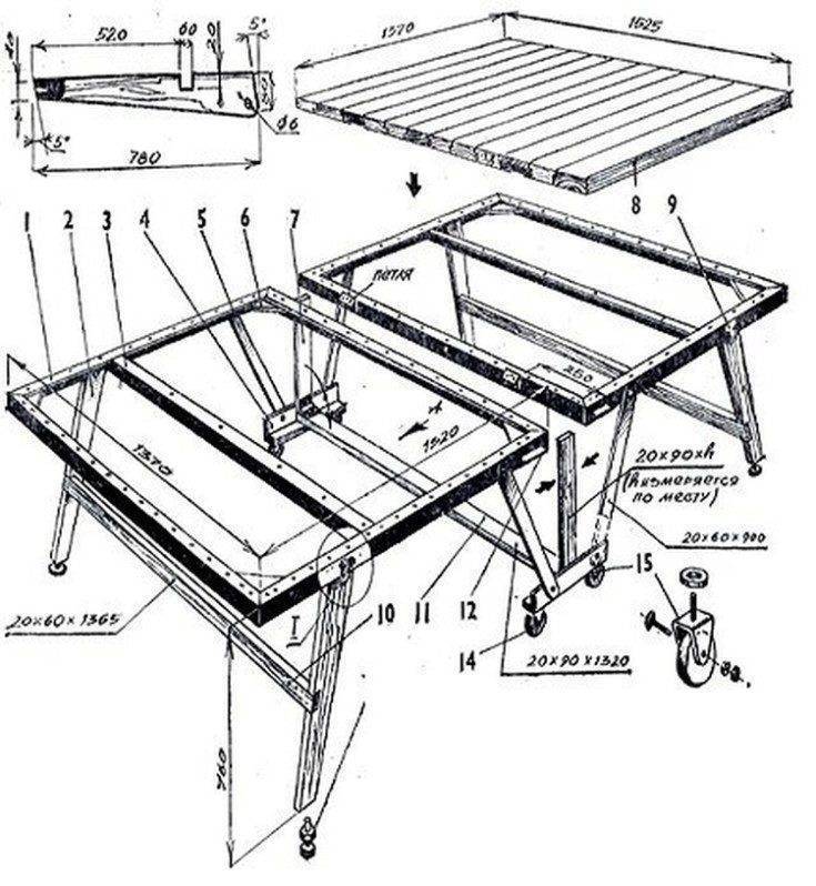 Бильярдный стол своими руками: схемы, чертежи, эскизы и процесс постройки небольших моделей (105 фото)