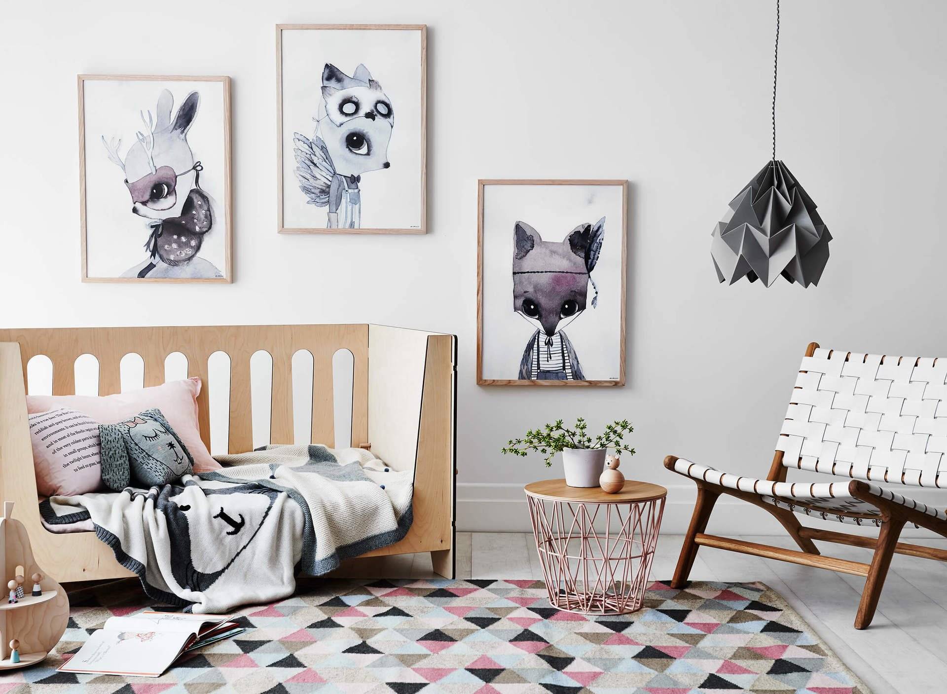 Детская в скандинавском стиле - основа - дизайн детской комнаты