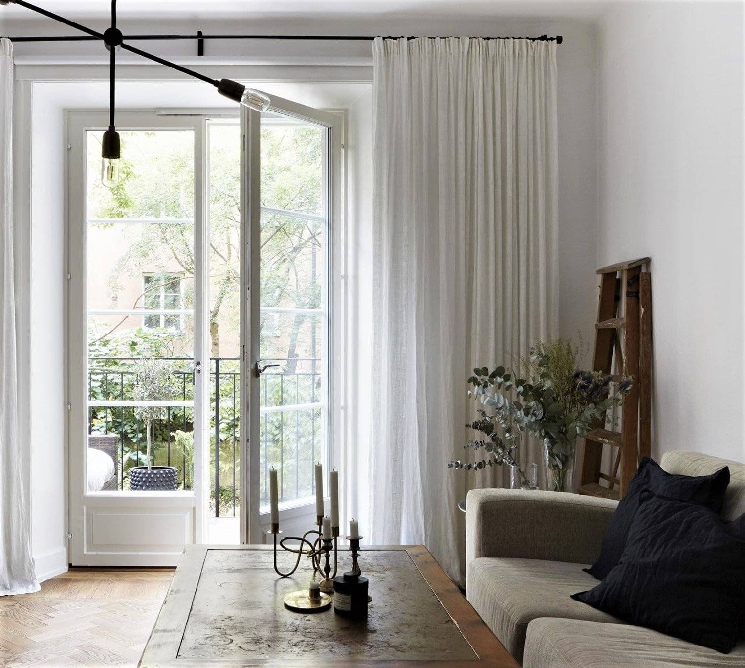 Шторы в скандинавском стиле: 50 фото в интерьере, лучшие идеи оформления окна