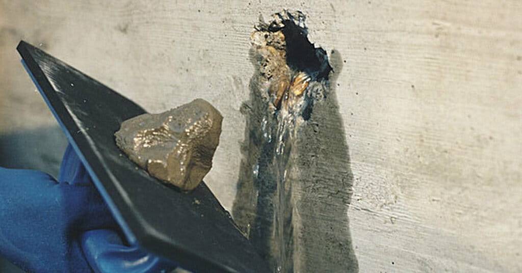 Гидропломба для заделки течей в бетоне и колодце: какую лучше выбрать – бетонпедия