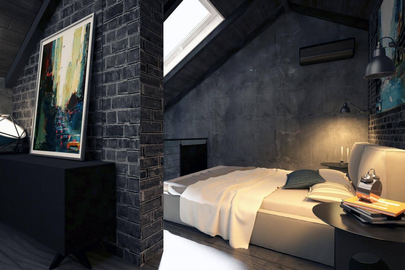 Спальня в стиле лофт: идеи оформления и примеры стильного дизайна (150 фото)