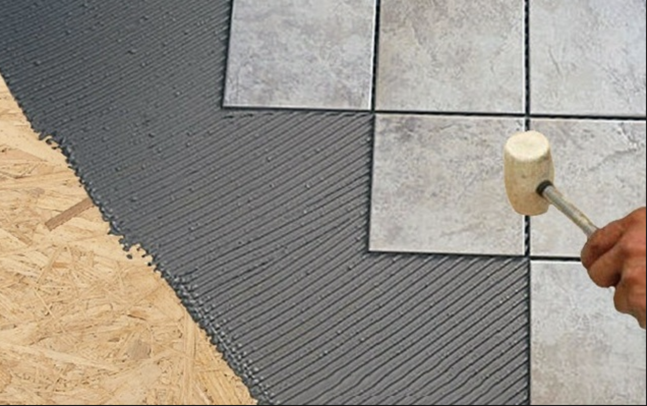 Технология укладка плитки на деревянный пол с применением плит осб и листов гвл