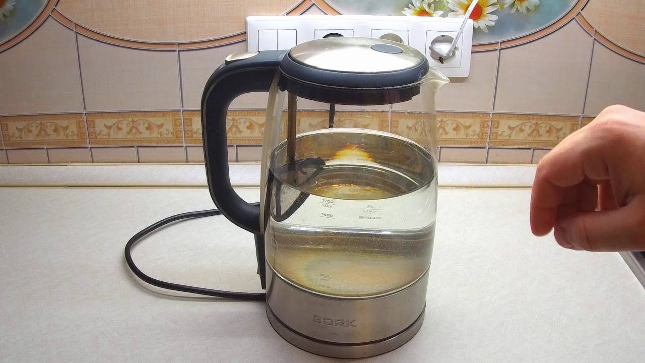Как очистить электрический чайник от накипи в домашних условиях