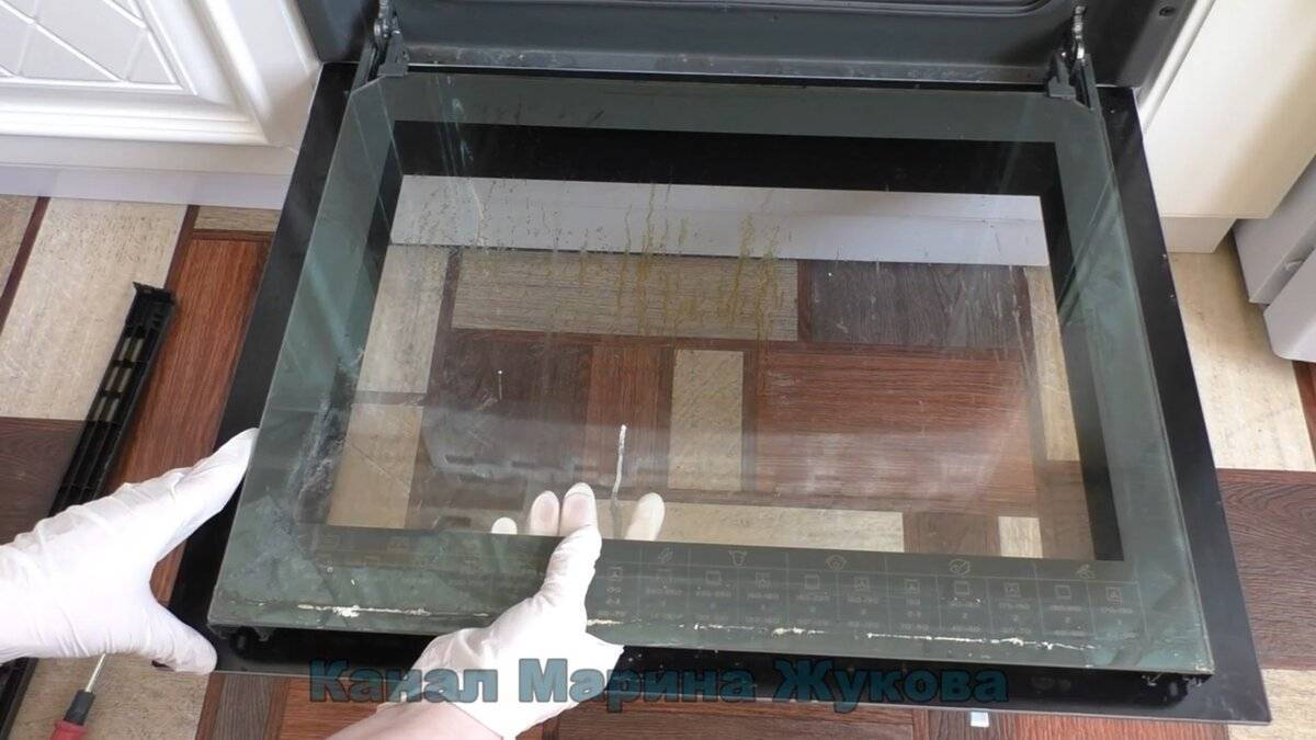 Замена стекла в духовом шкафу: как снять стекло самостоятельно