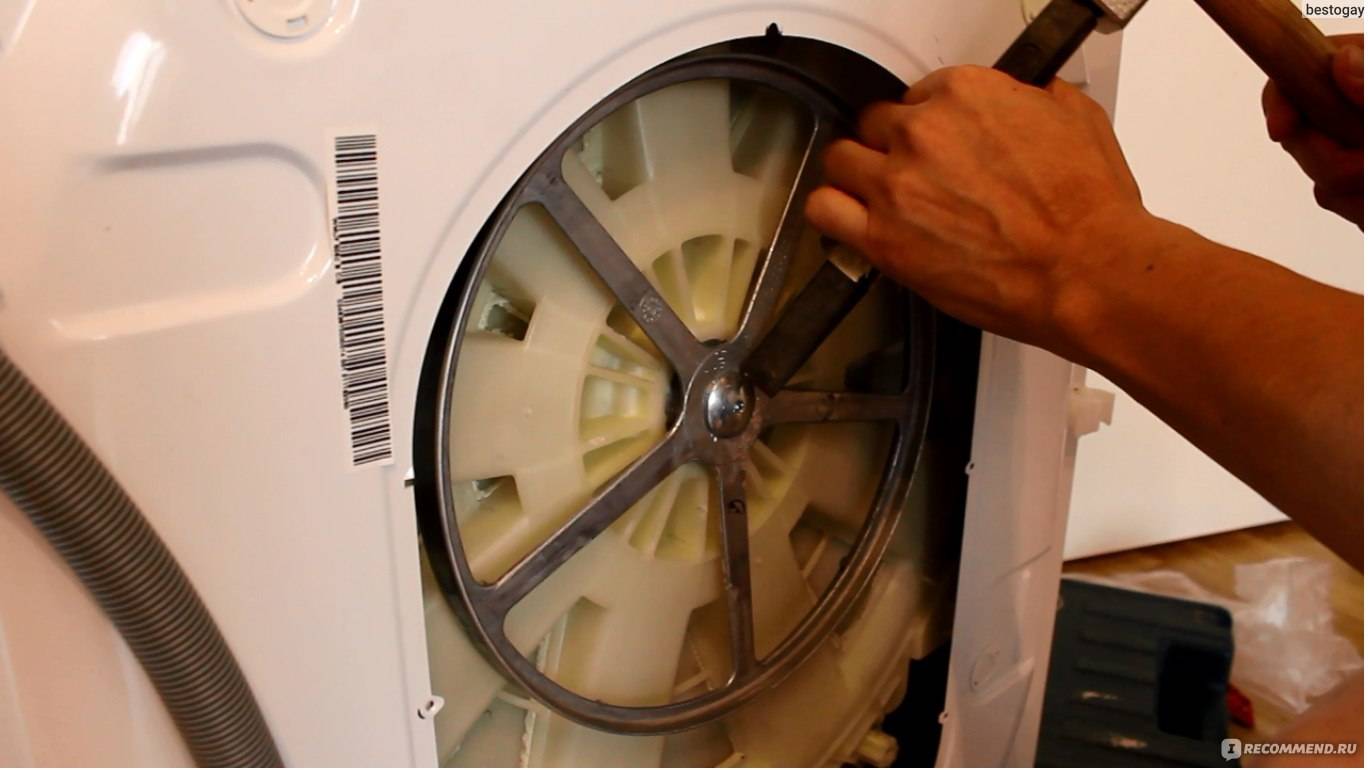 Замена подшипника на стиральной машине indesit своими руками