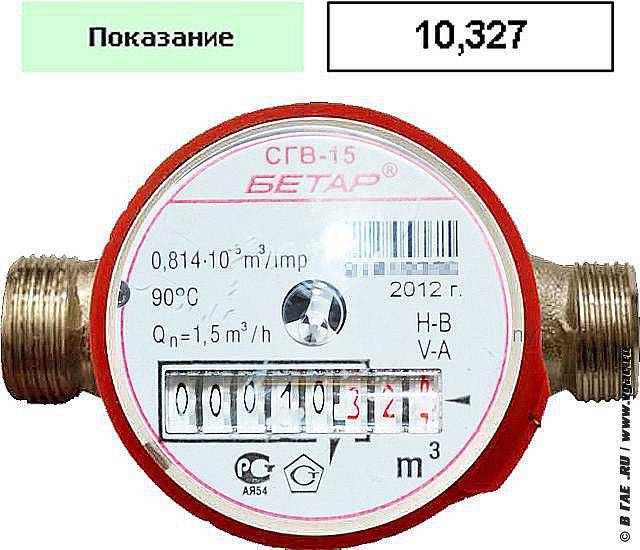 Как снять показания счетчика воды: рекомендации, примеры :: businessman.ru