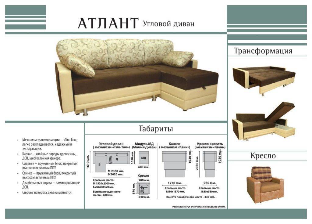 Как определить угол дивана правый или левый — самые точные и простые способы
