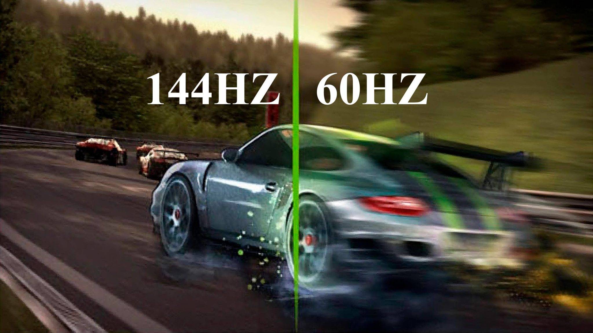Видео - Сравнение 60 Hz vs 120 Hz на мониторах. 