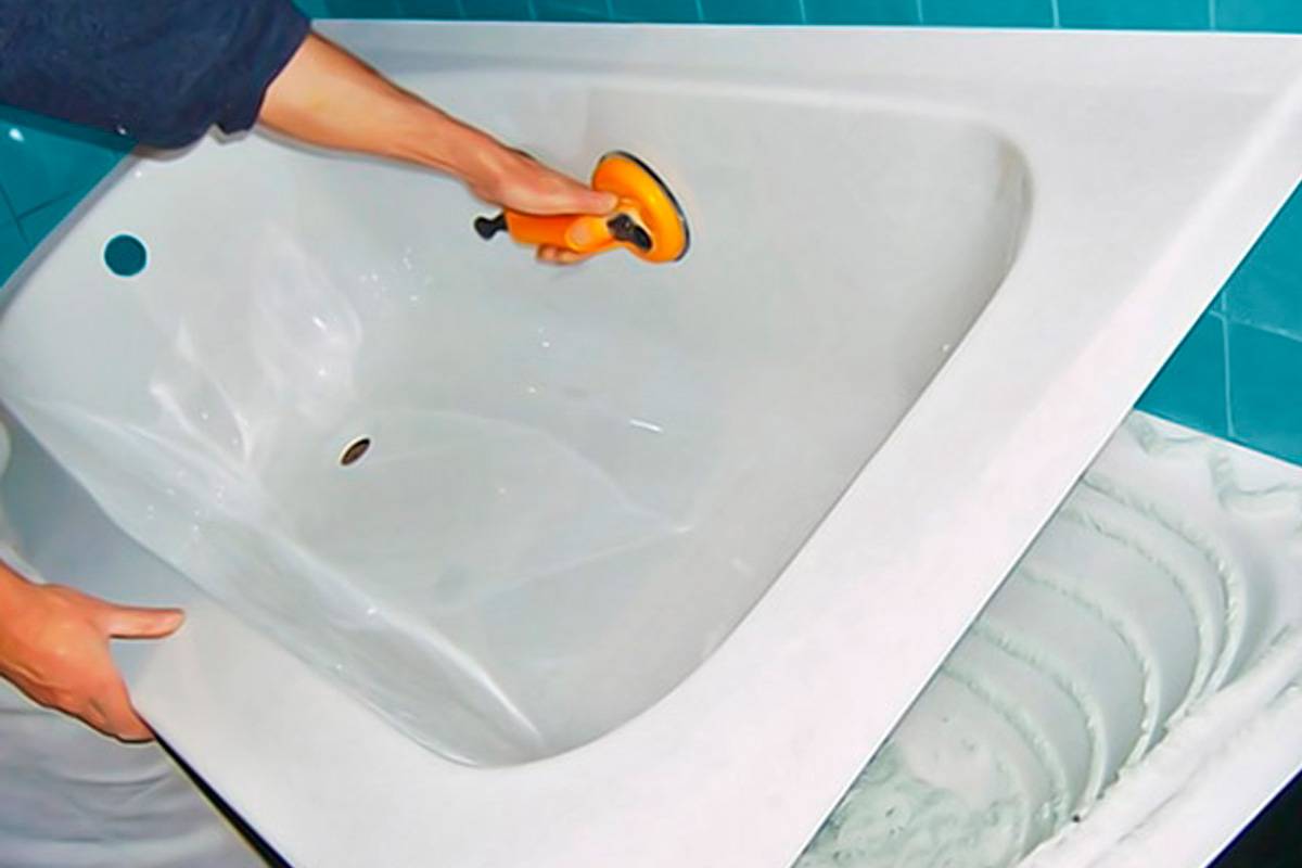 Акриловый вкладыш в ванную: технология выбора и монтажа