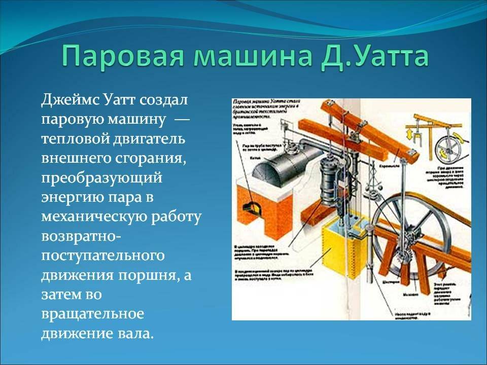 Проект первой в россии паровой машины непрерывного действия разработал