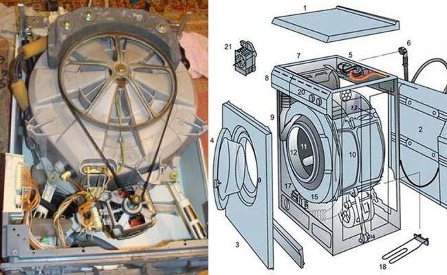 Как разобрать стиральную машину samsung