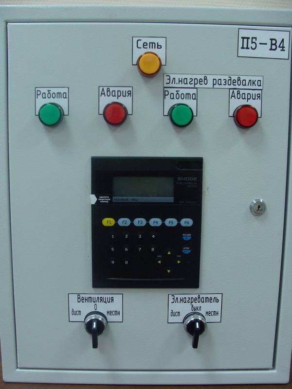 Шкаф управления вентиляцией: схема и устройство