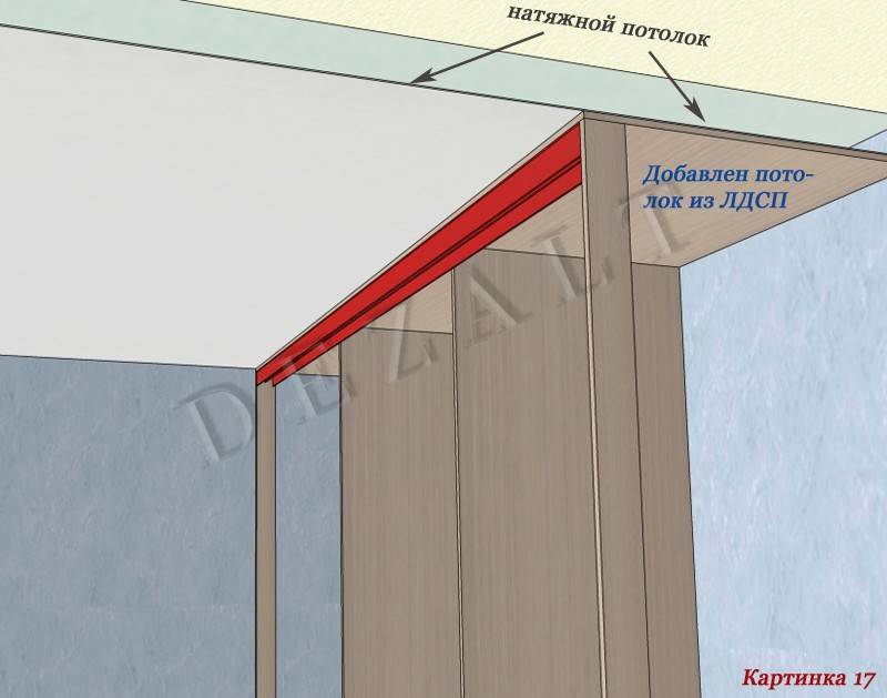 Как совместить встроенный шкаф и натяжной потолок. что лучше устанавливать первым | строительство и ремонт