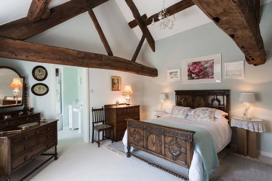 Спальня в стиле кантри - 105 фото с лучшими идеями кантри дизайна!