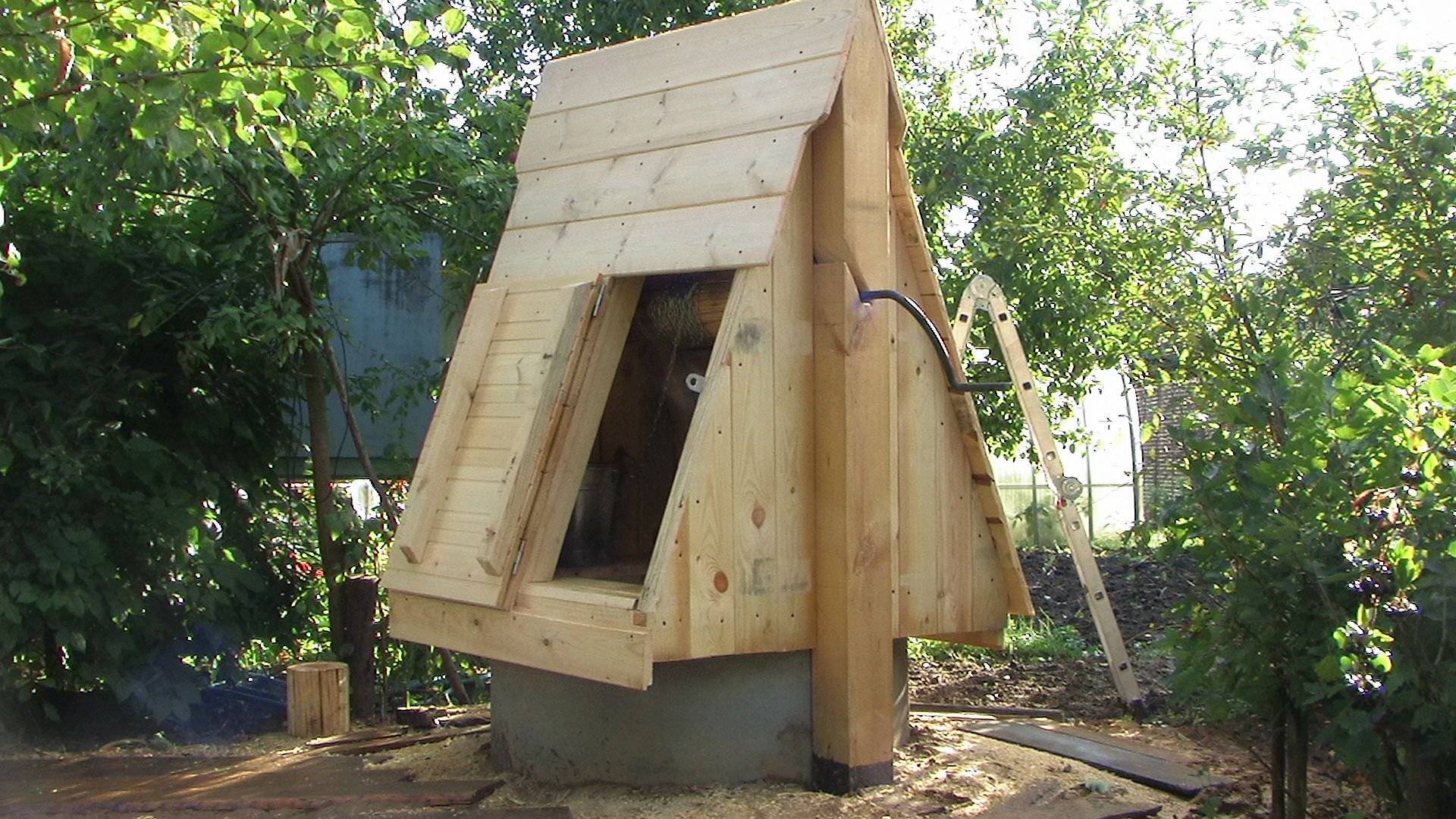 Как построить домик для колодца своими руками / колодец / водоснабжение и отопление / публикации / санитарно-технические работы