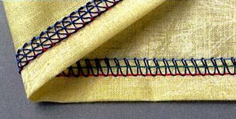 Подгибочный шов на оверлоке, ролевый или опиковка