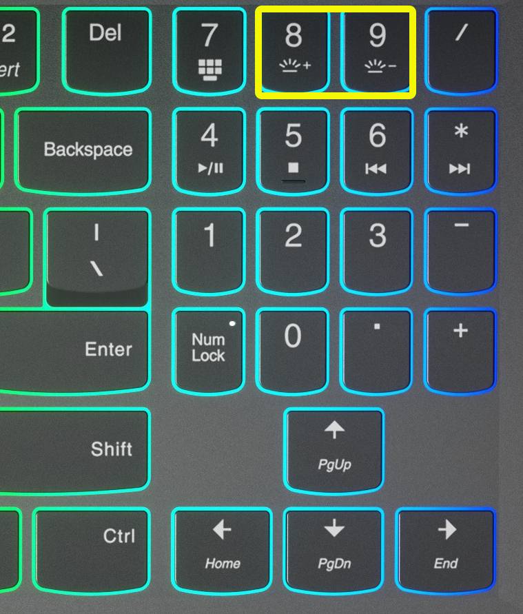 Как включить подсветку клавиатуры на ноутбуке и компьютере?