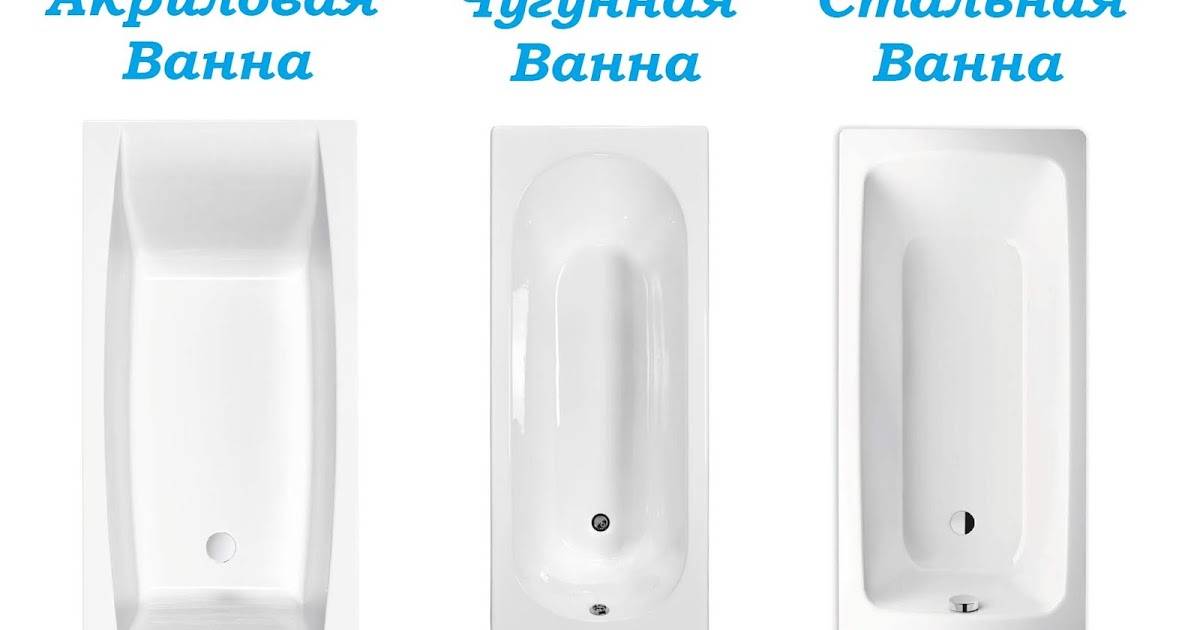Какая ванна лучше чугунная, акриловая или стальная?