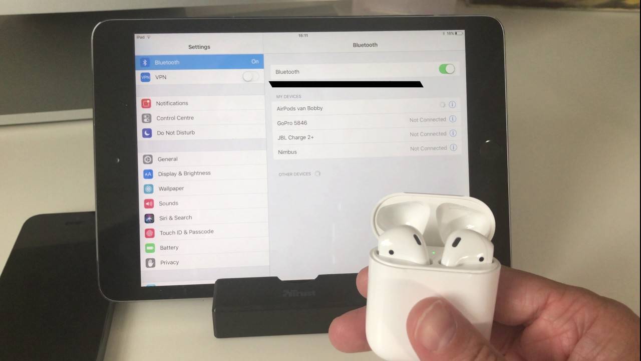 Сброс airpods 2