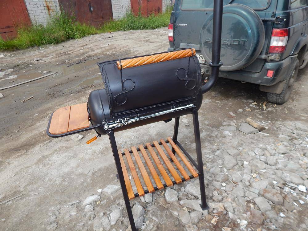 Мангал гриль из газового баллона своими руками чертежи фото