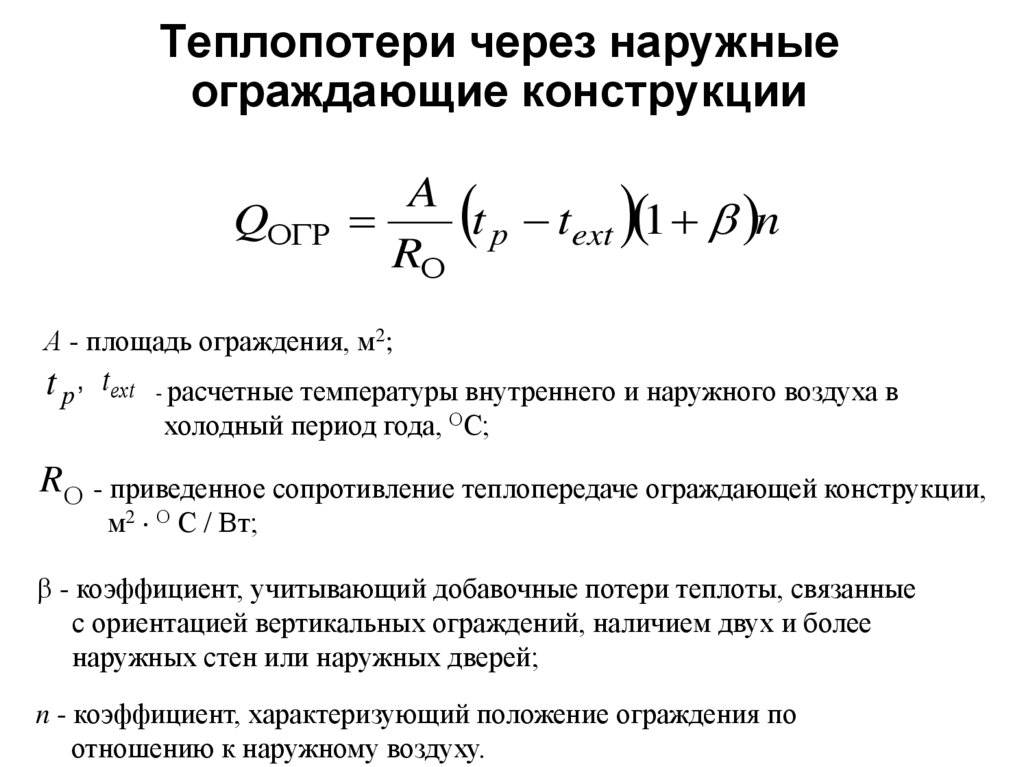 Проект тепловой нагрузки