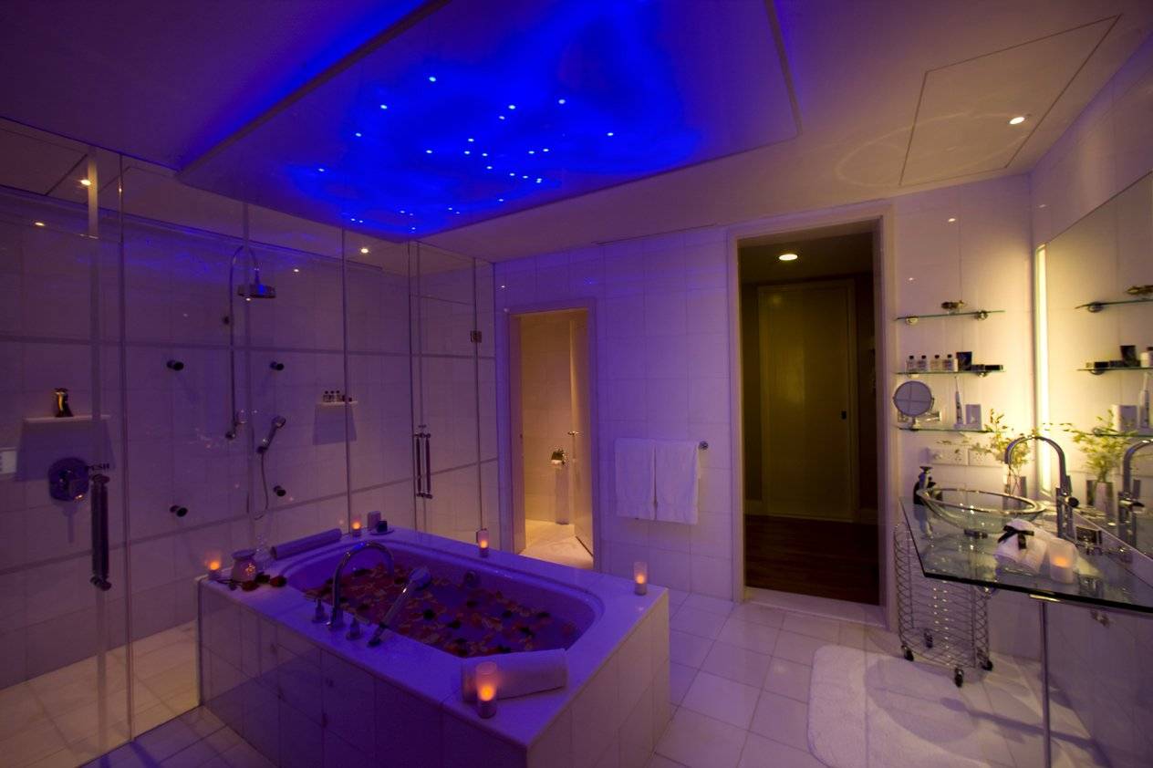 Светодиодное освещение в ванной – примеры, фото, видео, схема подключения