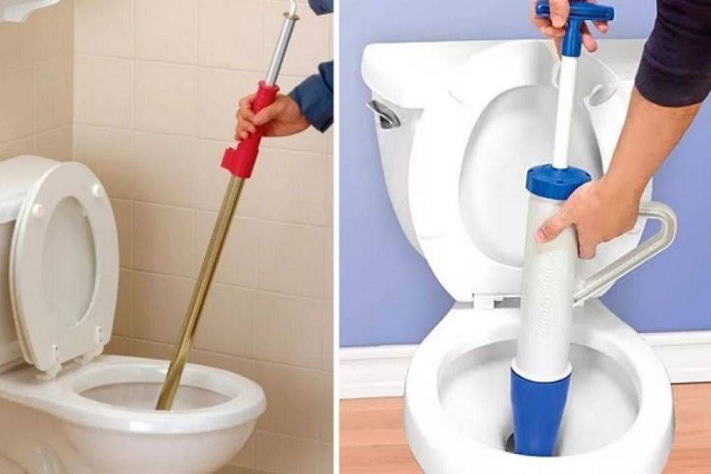 Прочистить унитаз без вантуза и троса: как убрать засор своими руками, способы пробить туалет