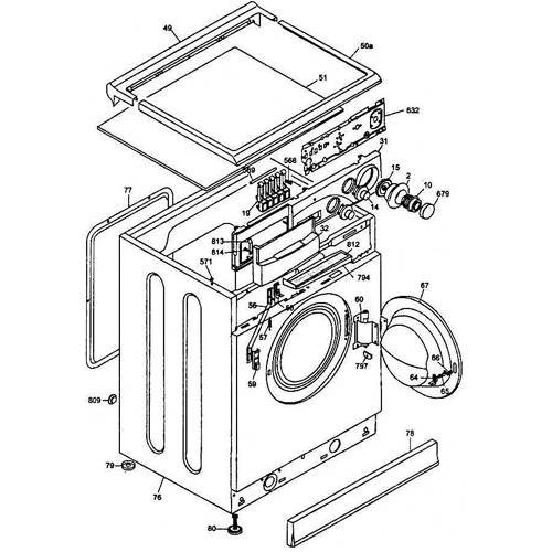 Устройство стиральной машины: принцип работы автомата индезит и самсунг, схема модуля управления lg и бош