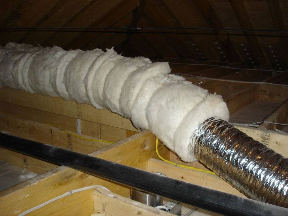 Утепление вентиляционных труб на холодном чердаке: необходимость, материалы