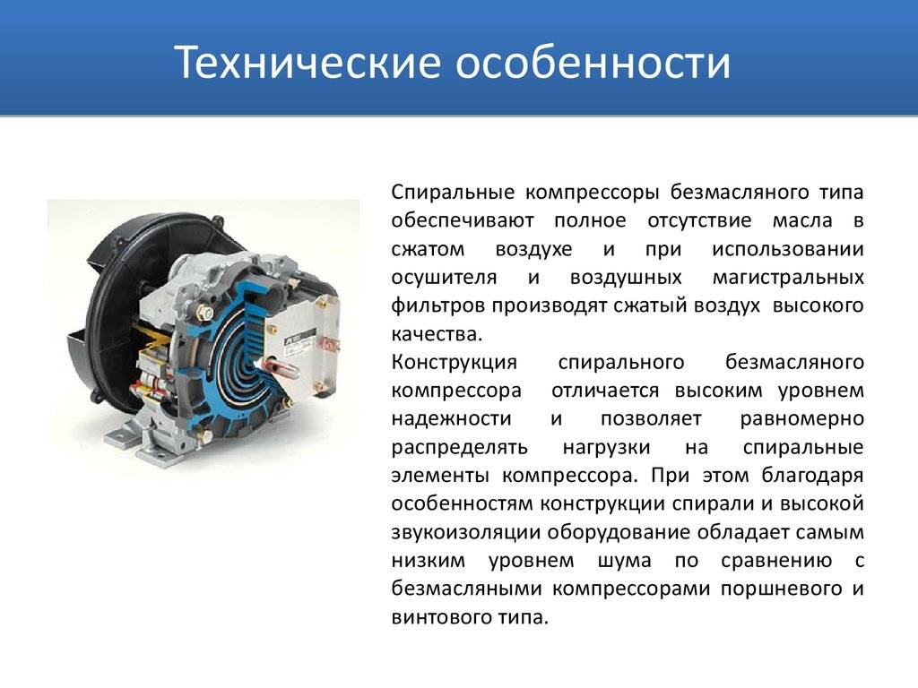Спиральный компрессор: принцип работы, преимущества, выбор