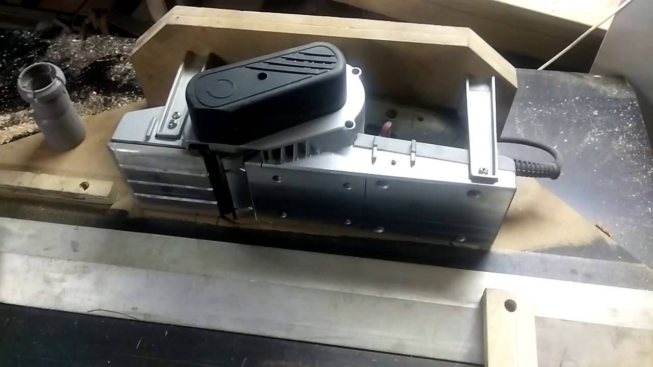 Рейсмусовый станок из электрорубанка своими руками: методика изготовления устройства