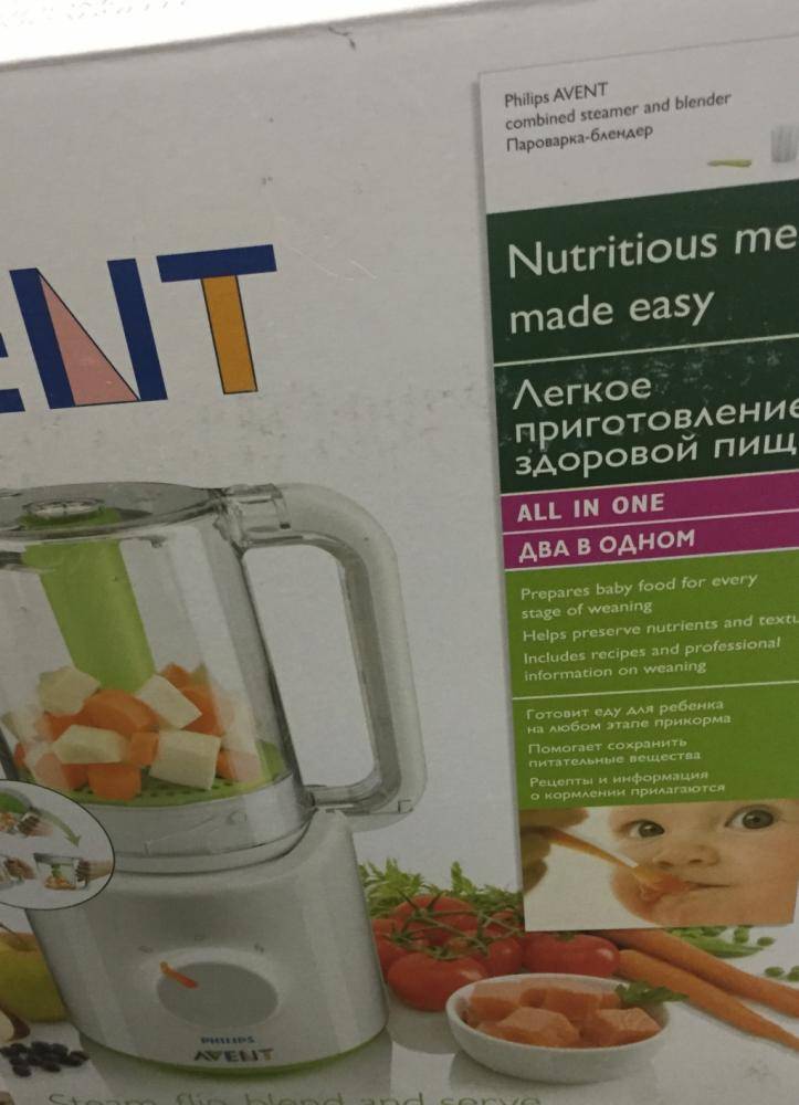 Обзор пароварки-блендера philips avent