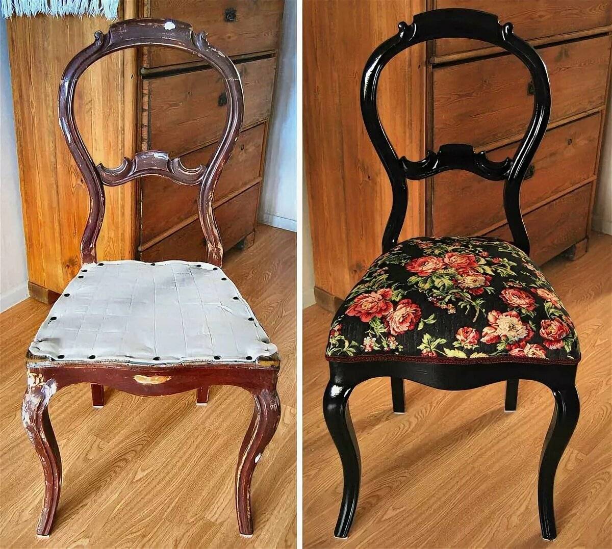 Не выбрасывайте старые стулья. оригинальные способы переделки старых стульев