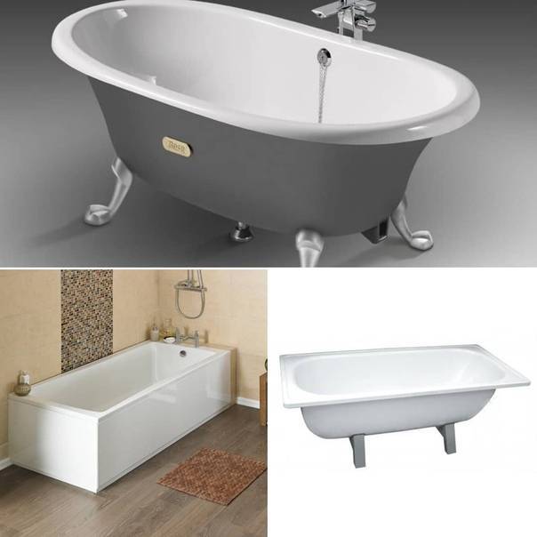 Какие ванны лучше выбрать: чугунные, акриловые или же стальные, в чем плюсы и минусы каждого из материалов