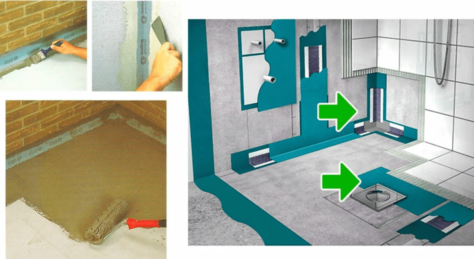 Гидроизоляция ванной комнаты: технология работ, применяемые материалы + руководство