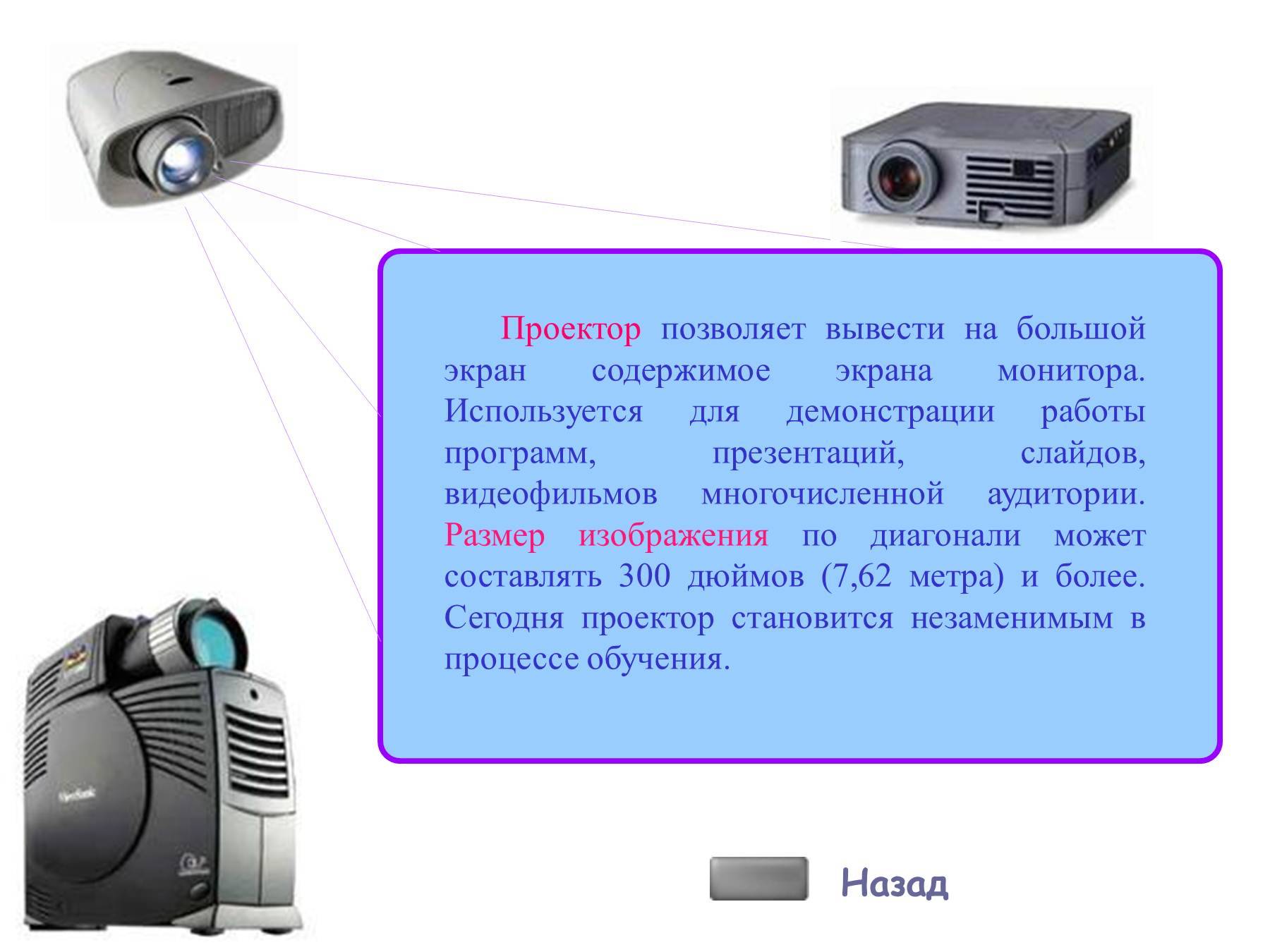 Проектор не выводит изображение с компьютера