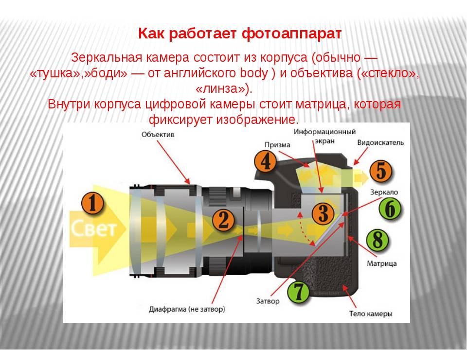 Фотоаппарат в физике презентация