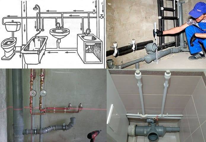 Правильная разводка труб в ванной и туалете: обзор основных ошибок при проектировании - домострой
